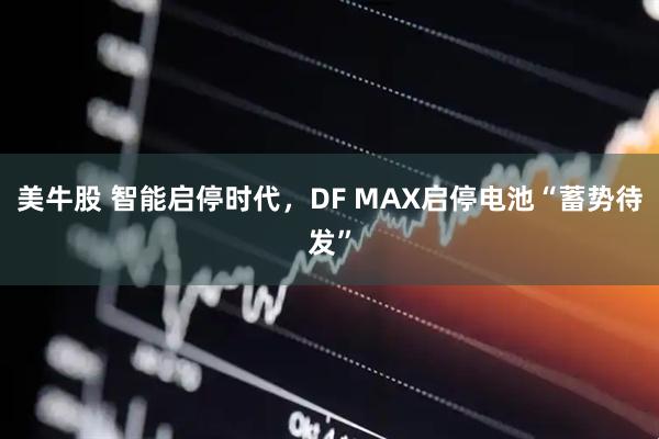 美牛股 智能启停时代，DF MAX启停电池“蓄势待发”