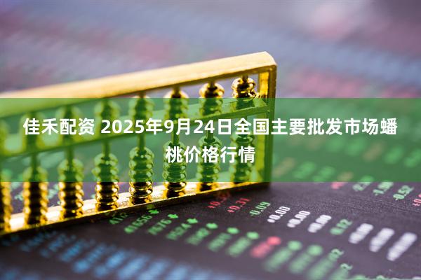 佳禾配资 2025年9月24日全国主要批发市场蟠桃价格行情
